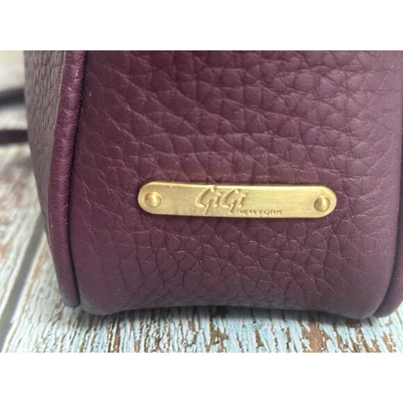 Gigi Crossbody Handbag‎ Women's Leather Camera Handbag Burgundy Wine Small - Picture 7 of 16